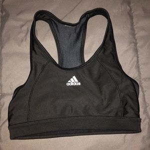 Black Adidas sports bra